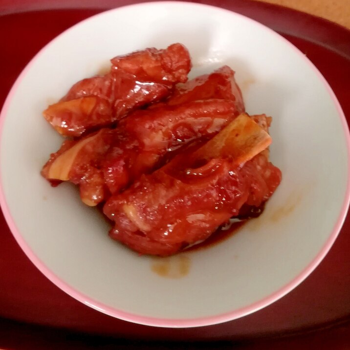 焼酎霧島&圧力鍋で☆豚スペアリブの煮物